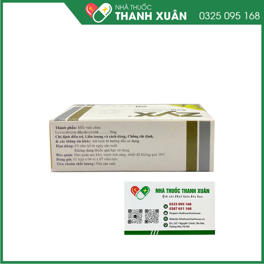 ZYX thuốc chống dị ứng